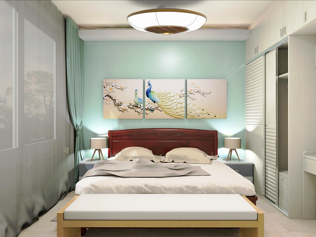 Fan lamp，