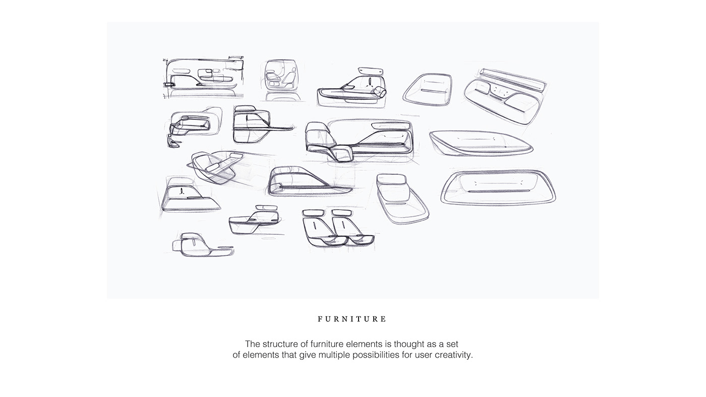 Car interior，Tesla，Tesla Space，