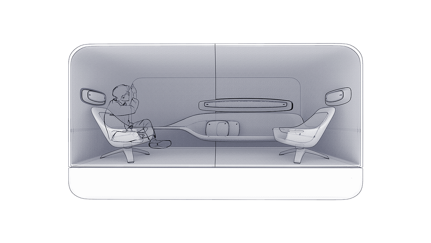 Car interior，Tesla，Tesla Space，