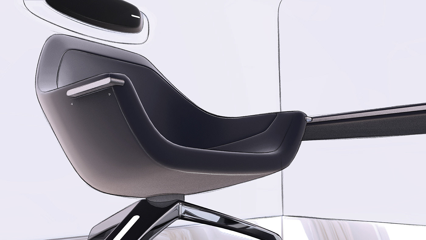 Car interior，Tesla，Tesla Space，