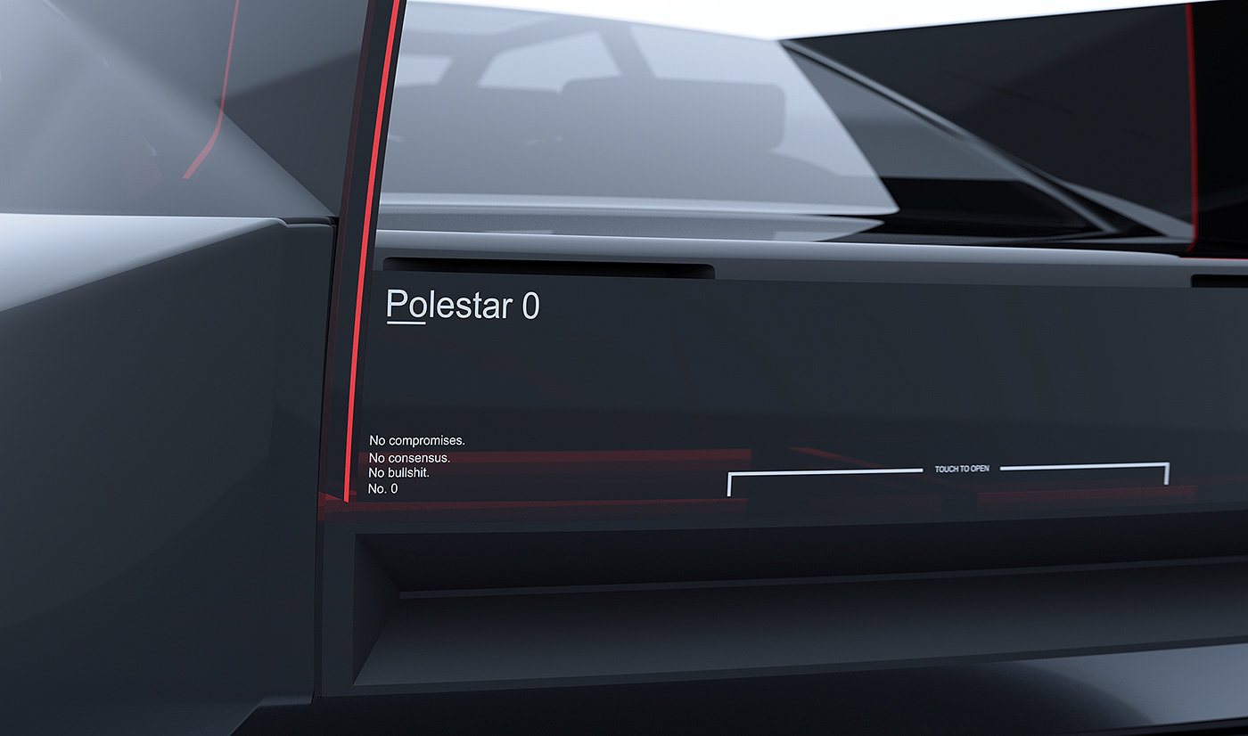 Simplicity，modern，Concept car，POLESTAR_0，