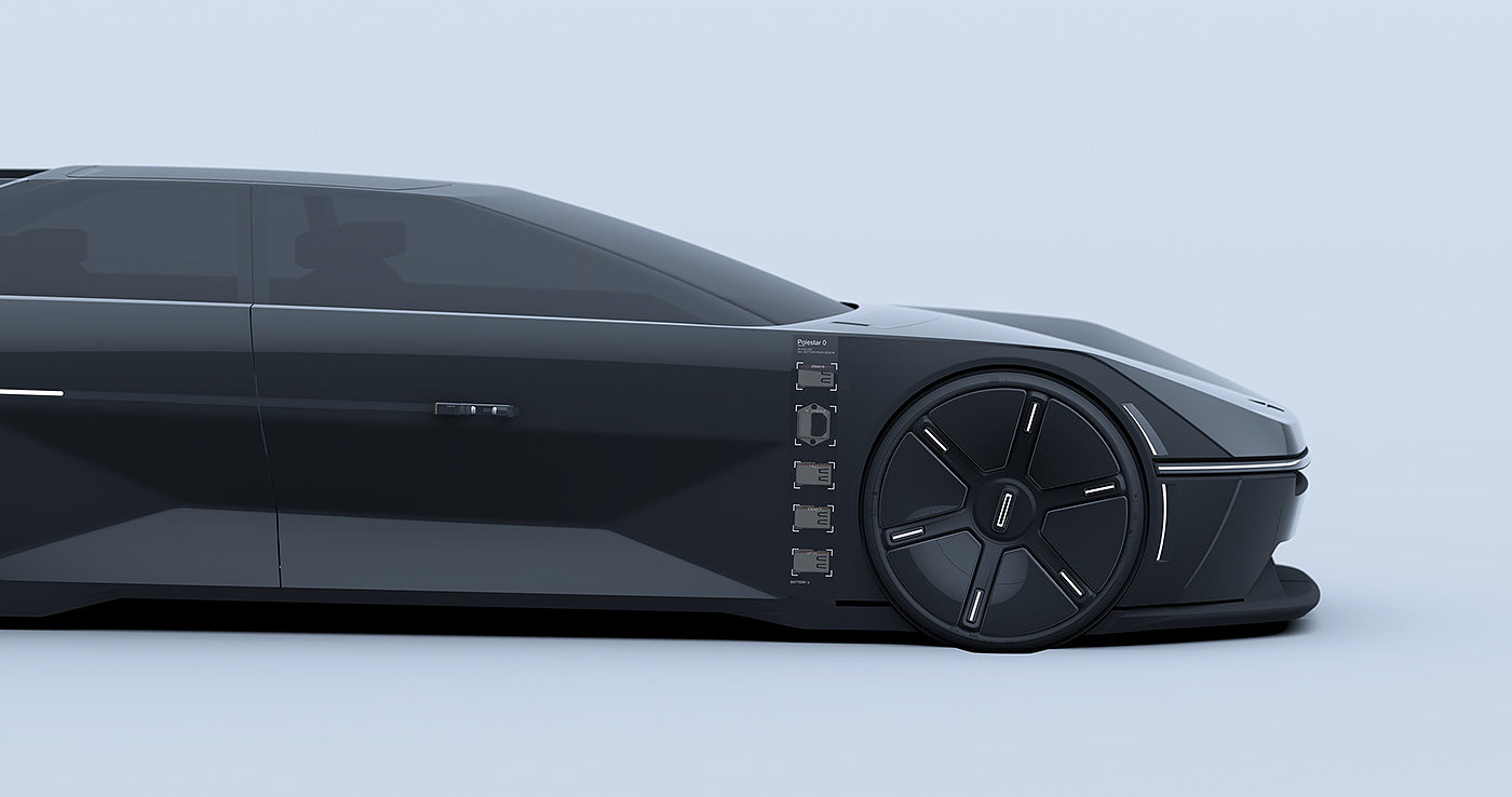 Simplicity，modern，Concept car，POLESTAR_0，