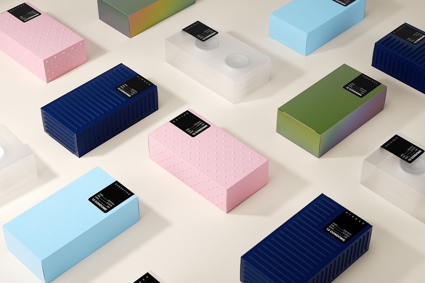 packing design，Tactile sensation，Visual perception，condom，Condom，