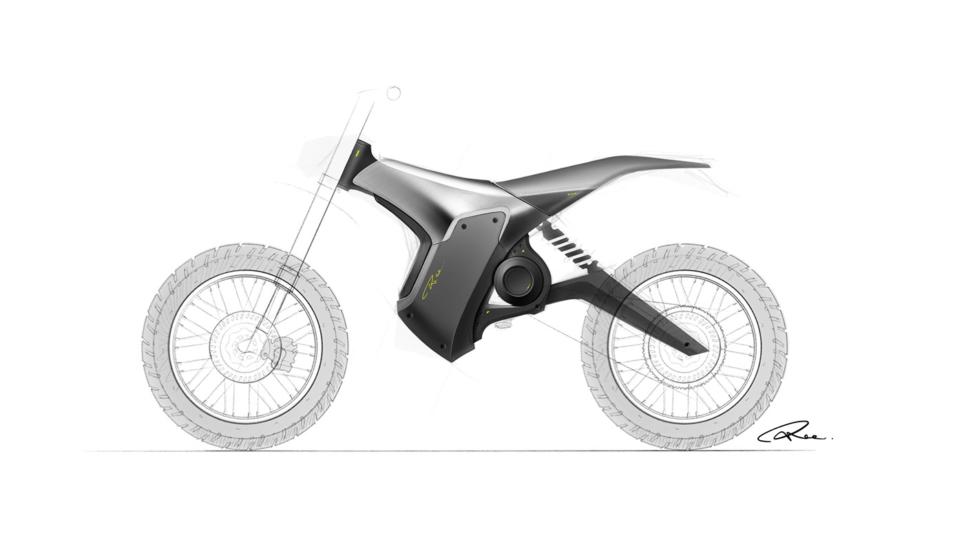 product design，industrial design，Electric motorcycle，cross-country，motorcycle，