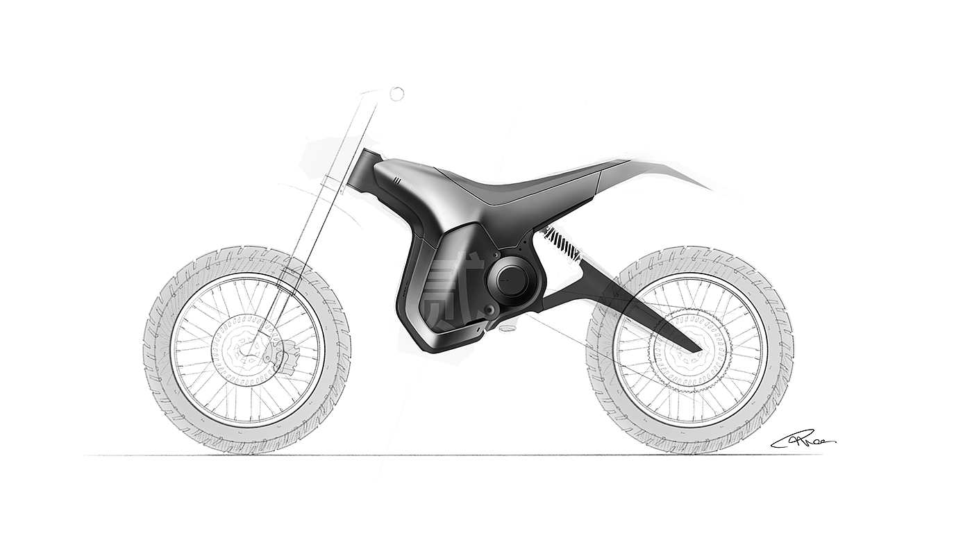 product design，industrial design，Electric motorcycle，cross-country，motorcycle，