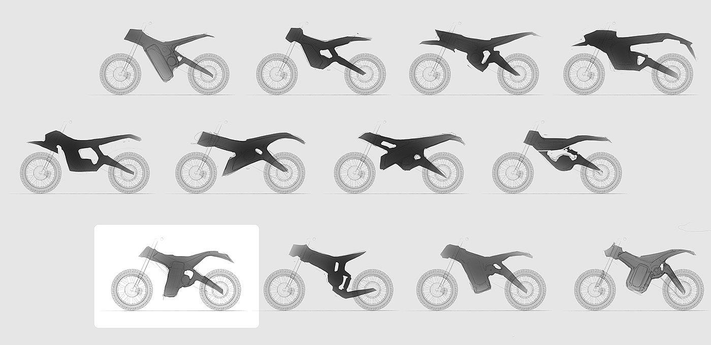 product design，industrial design，Electric motorcycle，cross-country，motorcycle，