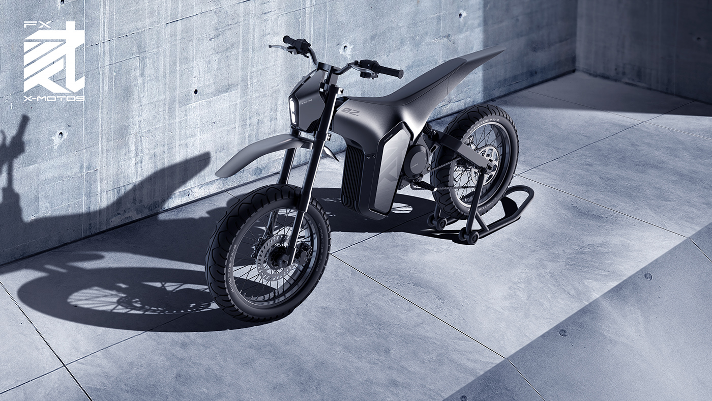 product design，industrial design，Electric motorcycle，cross-country，motorcycle，