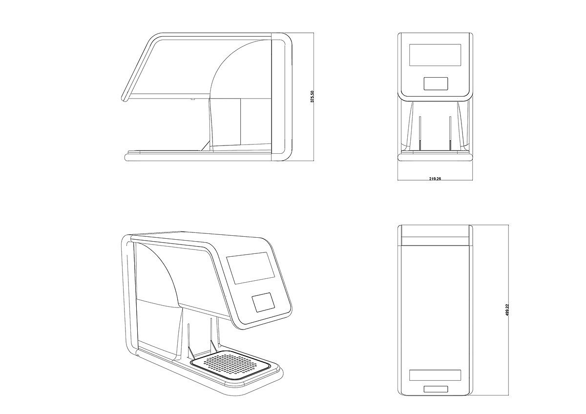 Metallic texture，Model，Touch screen design，concise，