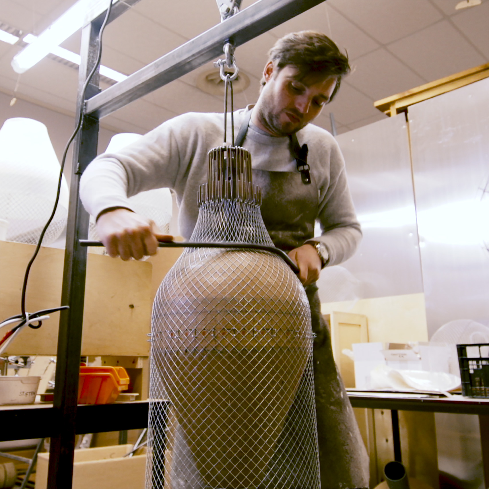 Meshmatics，Moooi，Design Dreams，a chandelier，Lighting，lighting，Rick Tilelaar，