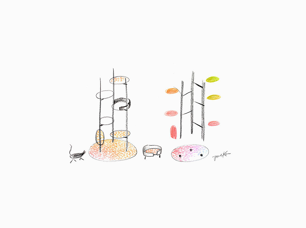 Three poles series，Cat Tower，Pet Supplies & Pet，Cat climbing frame，