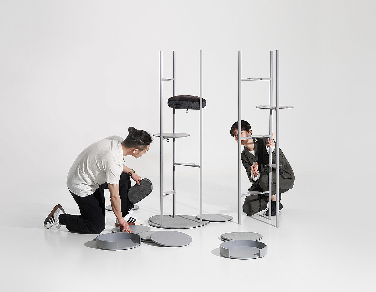 Three poles series，Cat Tower，Pet Supplies & Pet，Cat climbing frame，