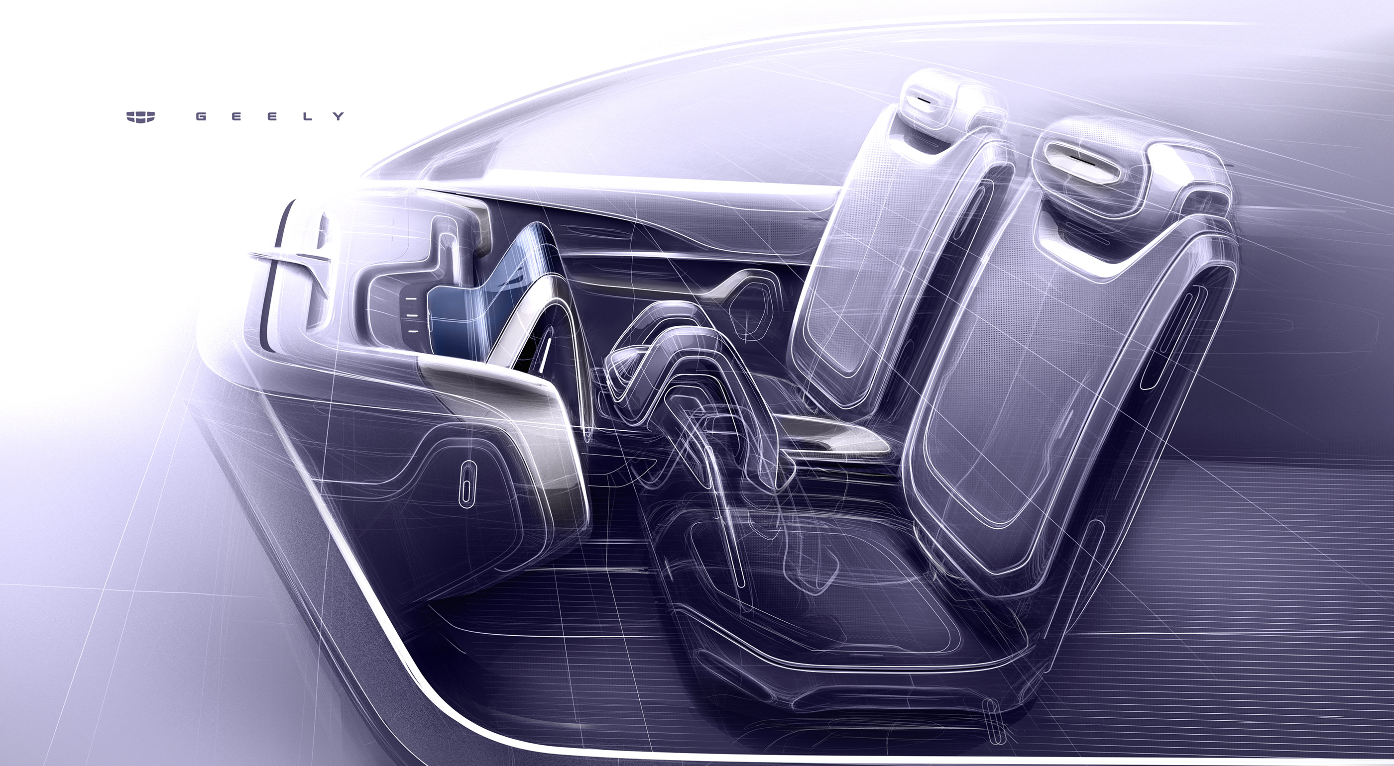 sketch，automobile，geely，