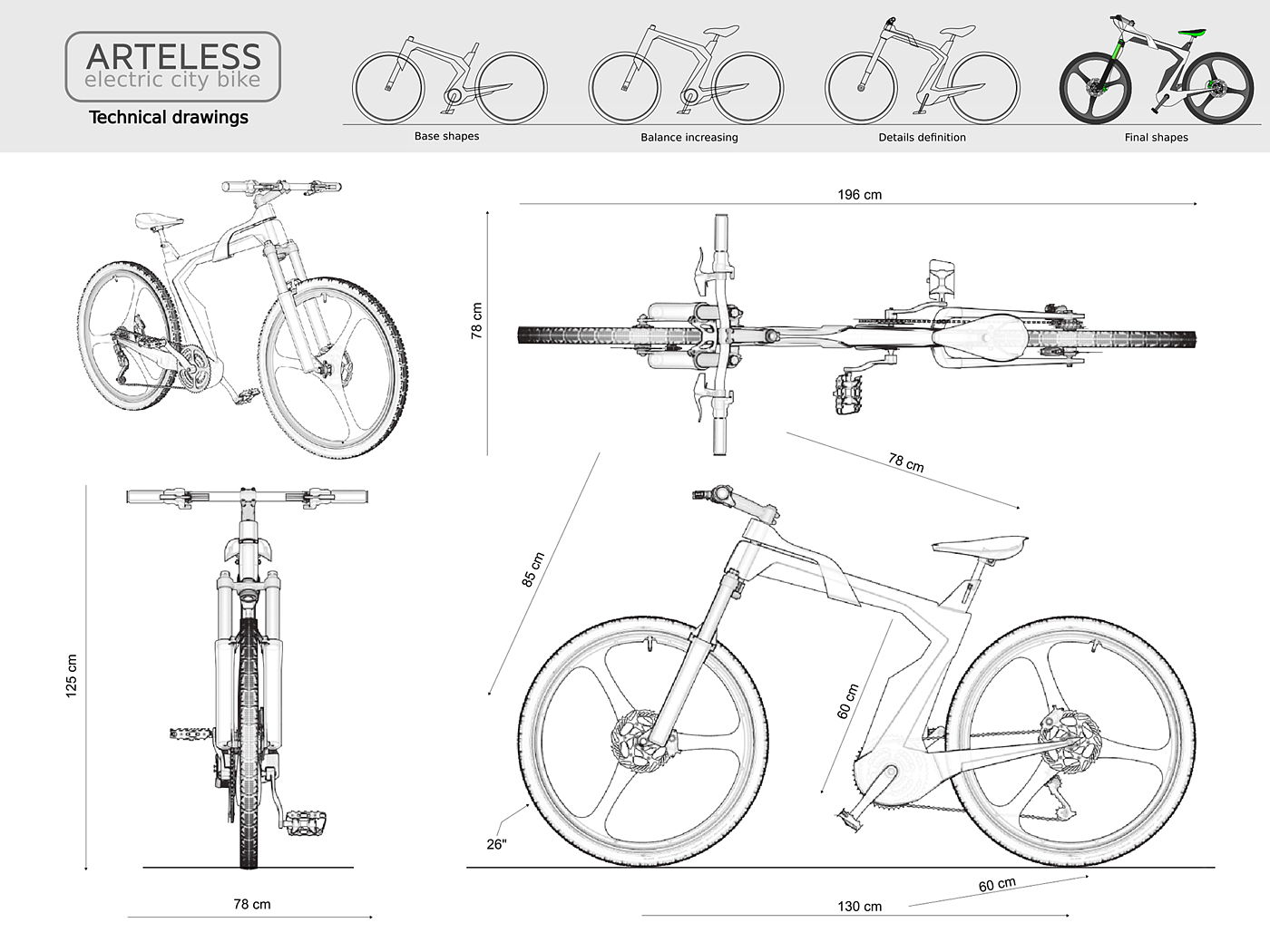 概念，自行车，per Lombardo，