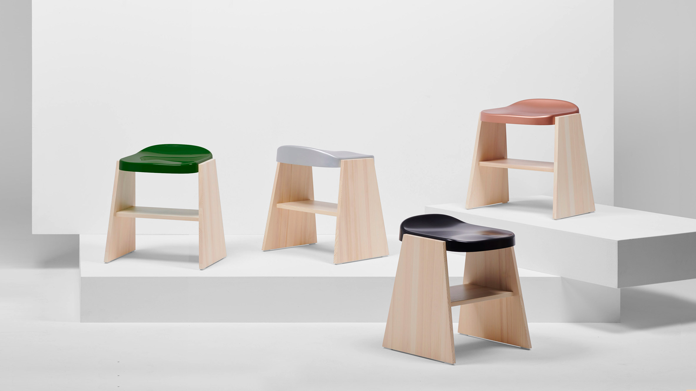 Mattiazzi's debut，chair，nomadic，Plastic，woodiness，