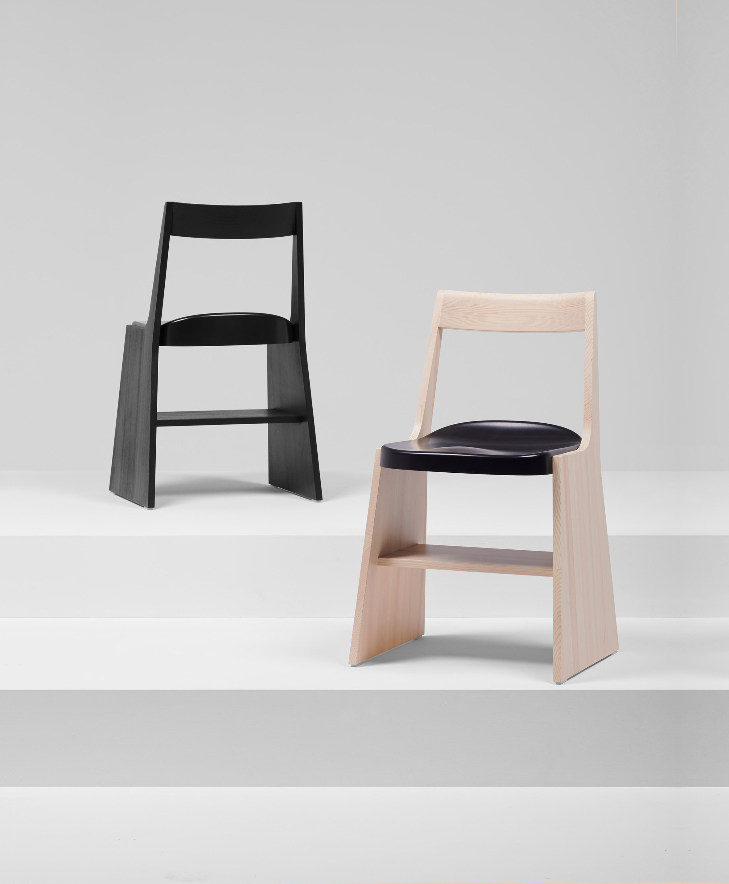 Mattiazzi's debut，chair，nomadic，Plastic，woodiness，
