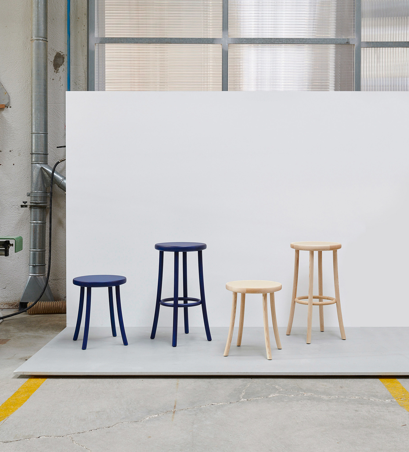 Mattiazzi's debut，chair，nomadic，Plastic，woodiness，