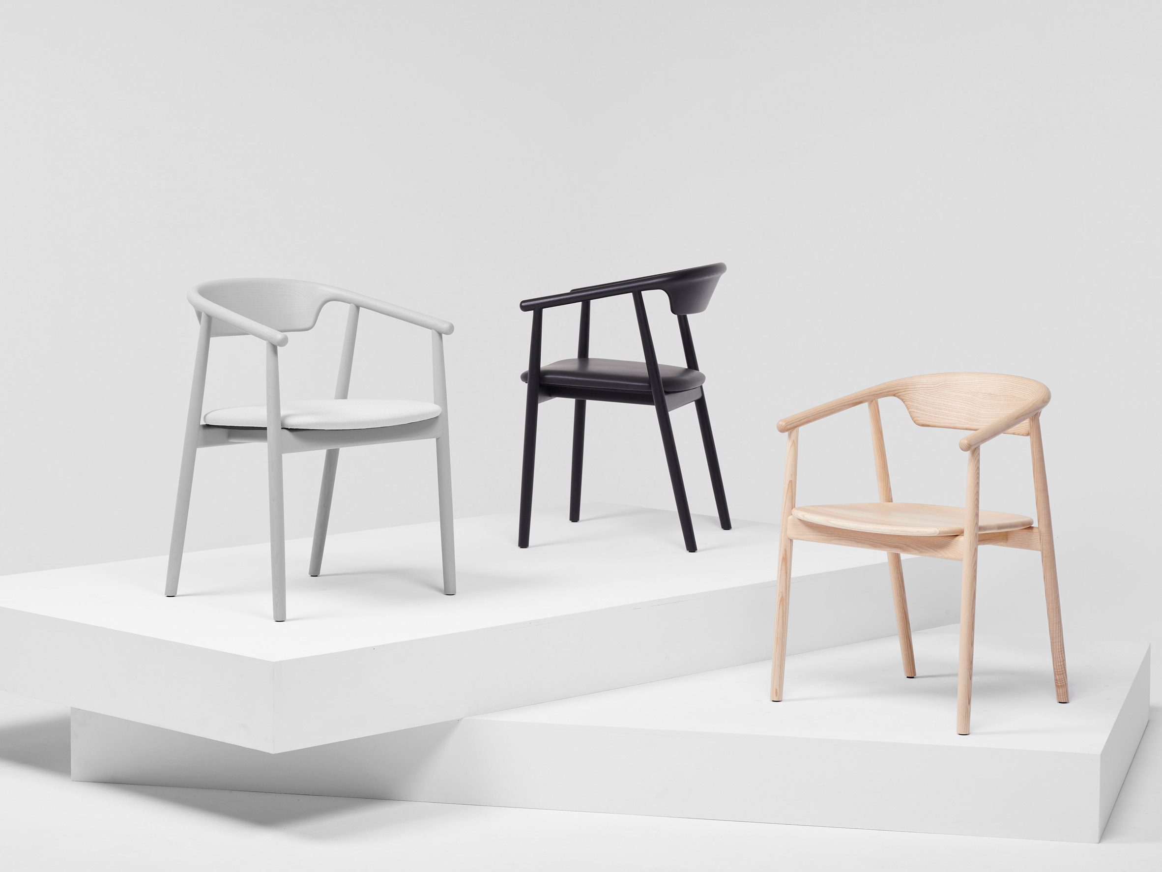 Mattiazzi's debut，chair，nomadic，Plastic，woodiness，
