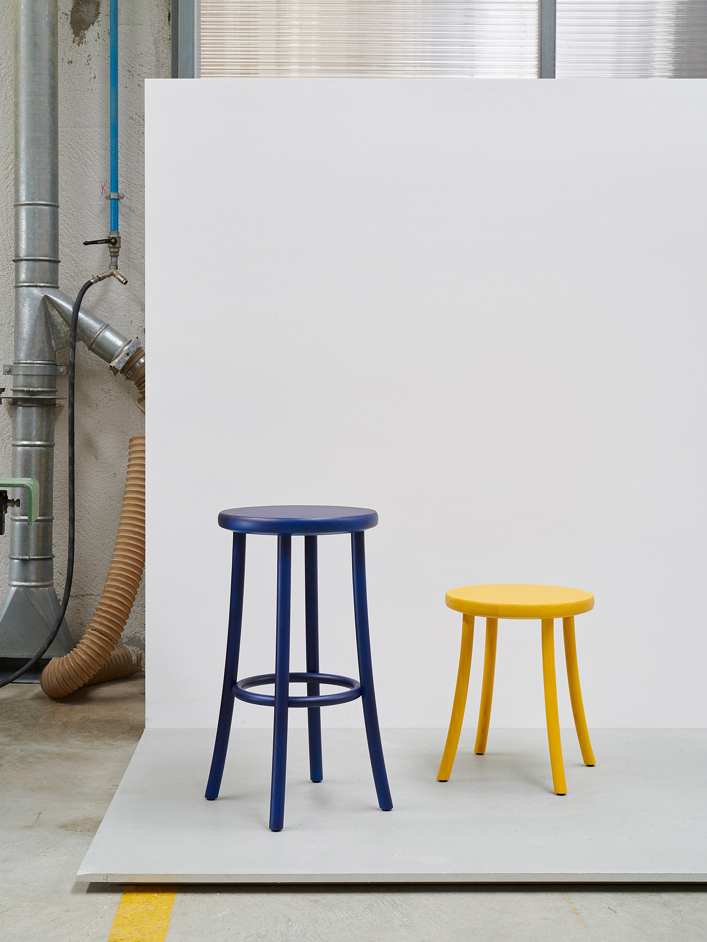 Mattiazzi's debut，chair，nomadic，Plastic，woodiness，