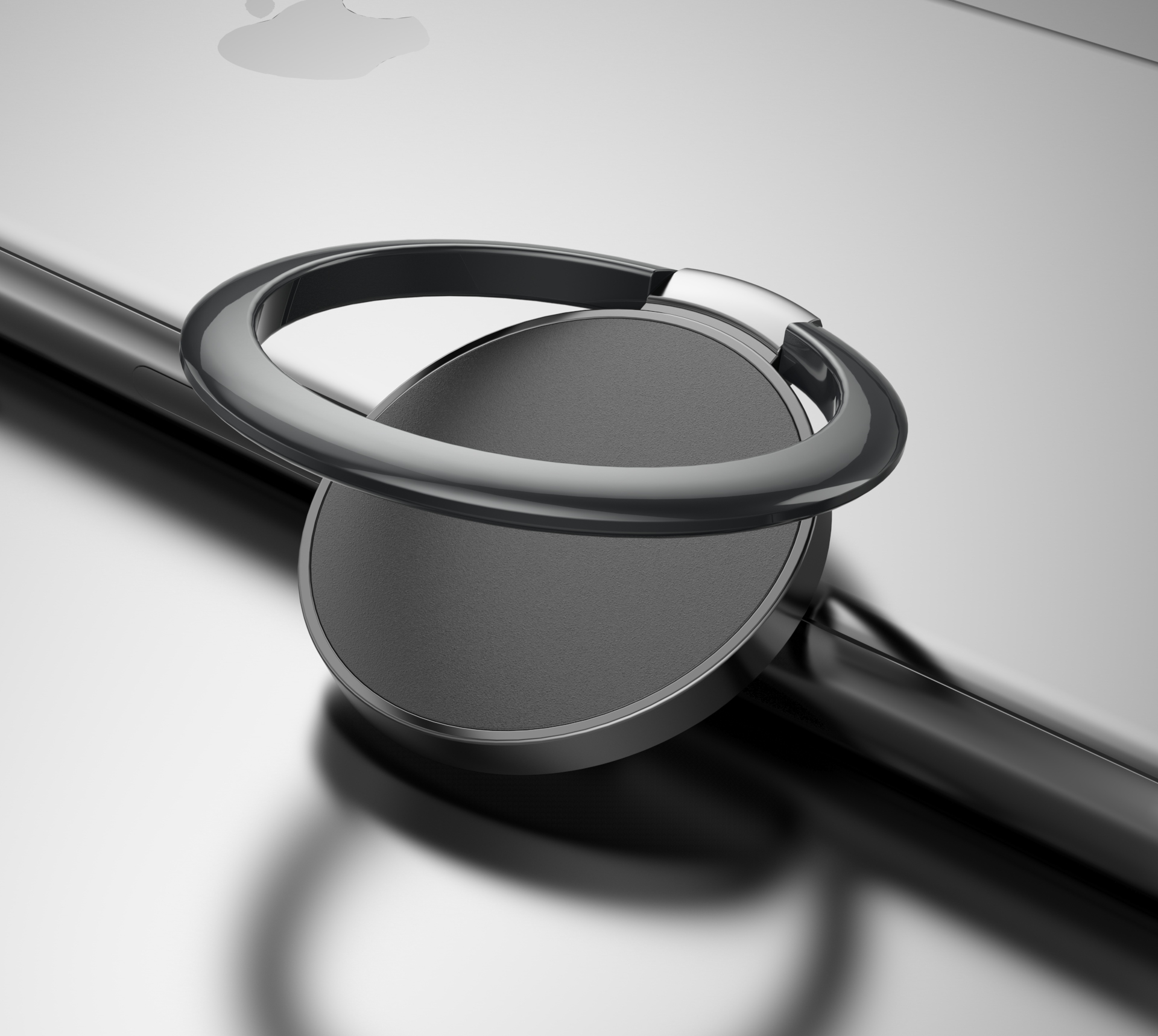 Mobile phone bracket，Ring buckle，Render，