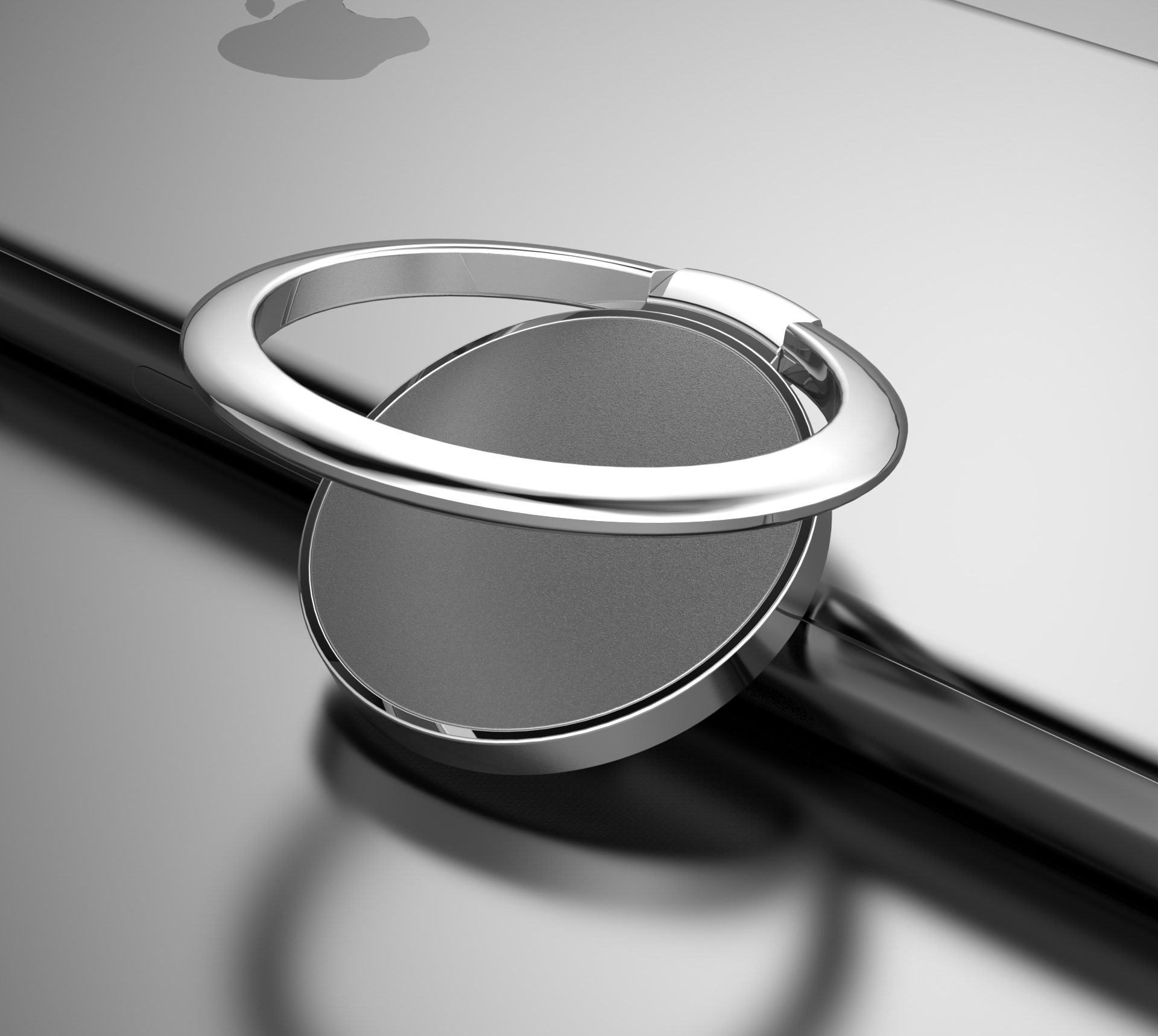 Mobile phone bracket，Ring buckle，Render，
