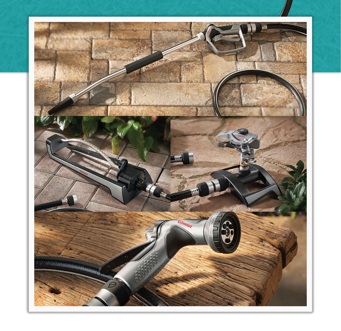 Gilmour，gardening，Watering flowers，watering，