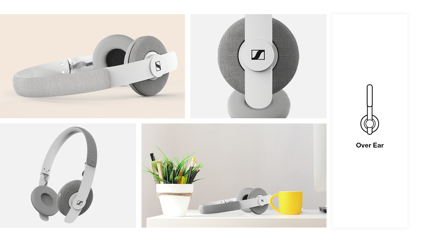 Sennheiser，sennheiser，Alexander Reinalter，white，headset，