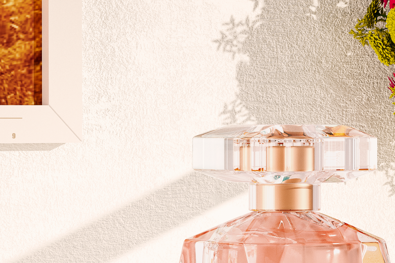 Perfume，Product rendering，Scene performance，