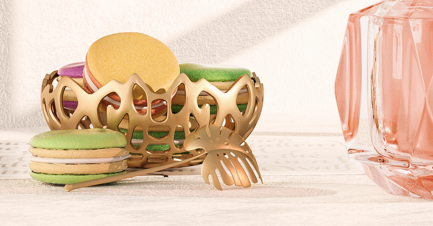 Perfume，Product rendering，Scene performance，