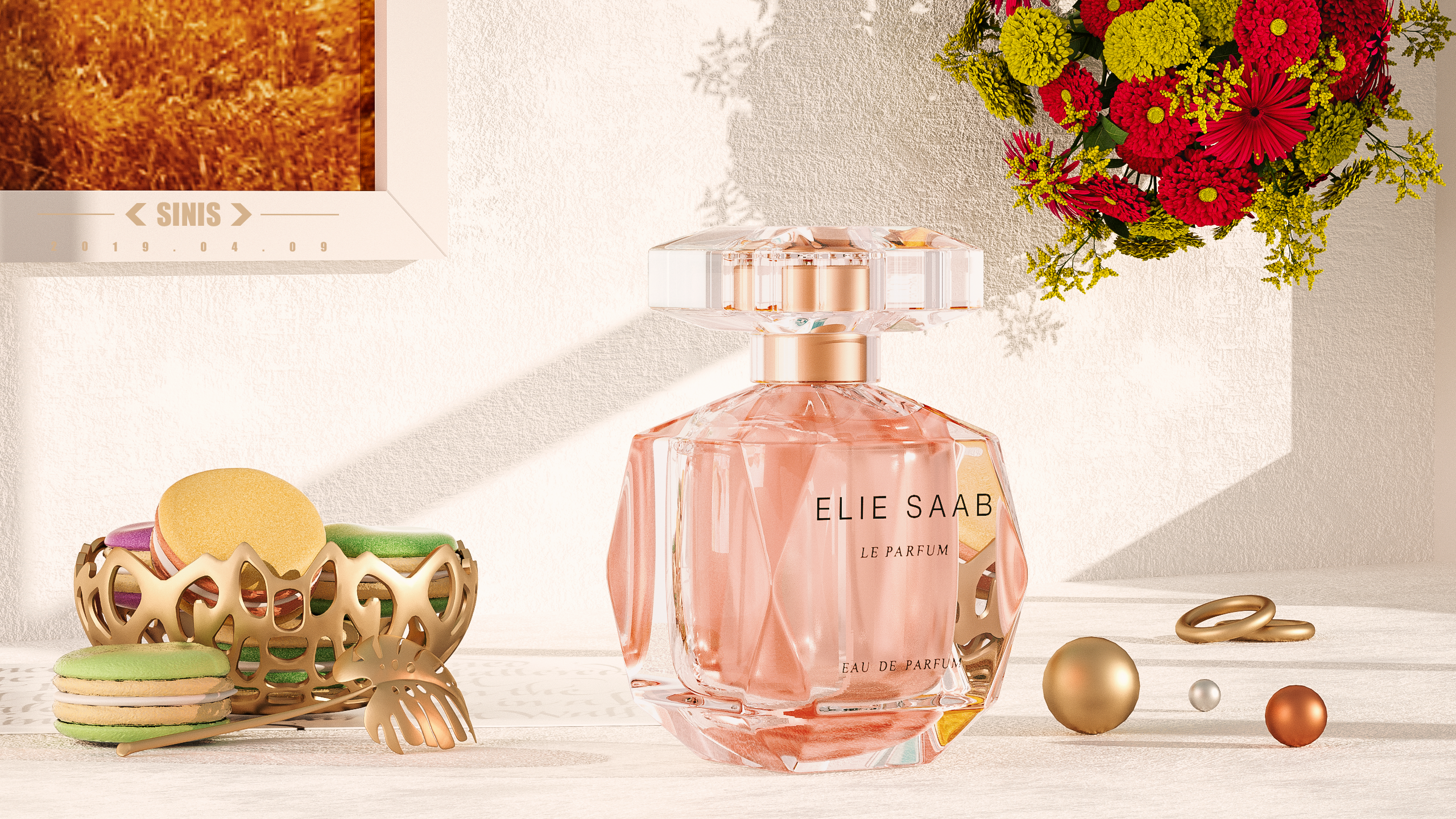 Perfume，Product rendering，Scene performance，