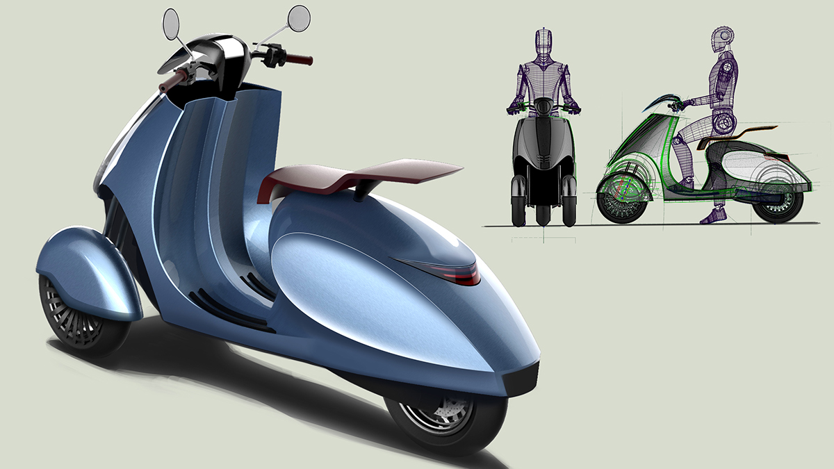 product design，industrial design，environment protection，Tricycle，vehicle，
