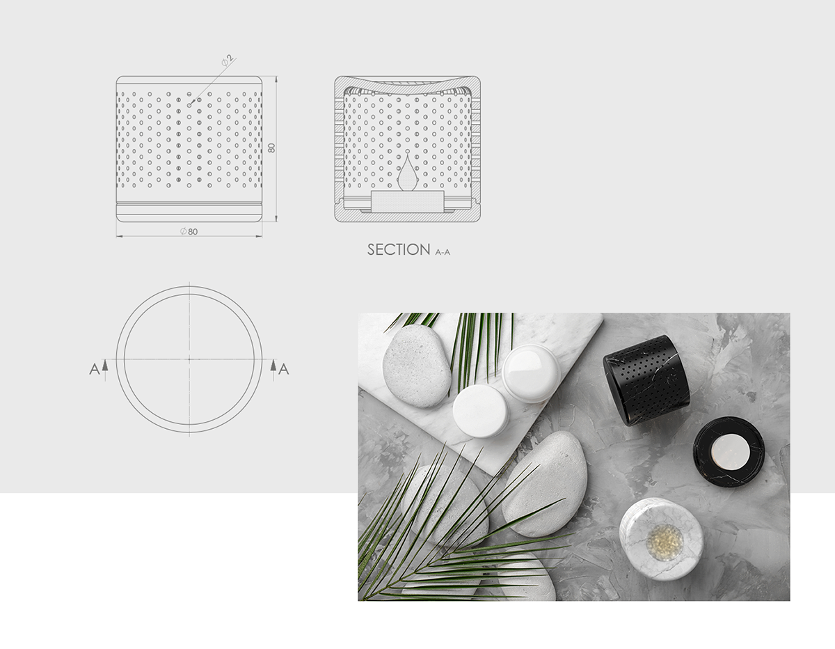 essential oil，Fragrance，Marble，Lightbeam，Arda Ülgay，