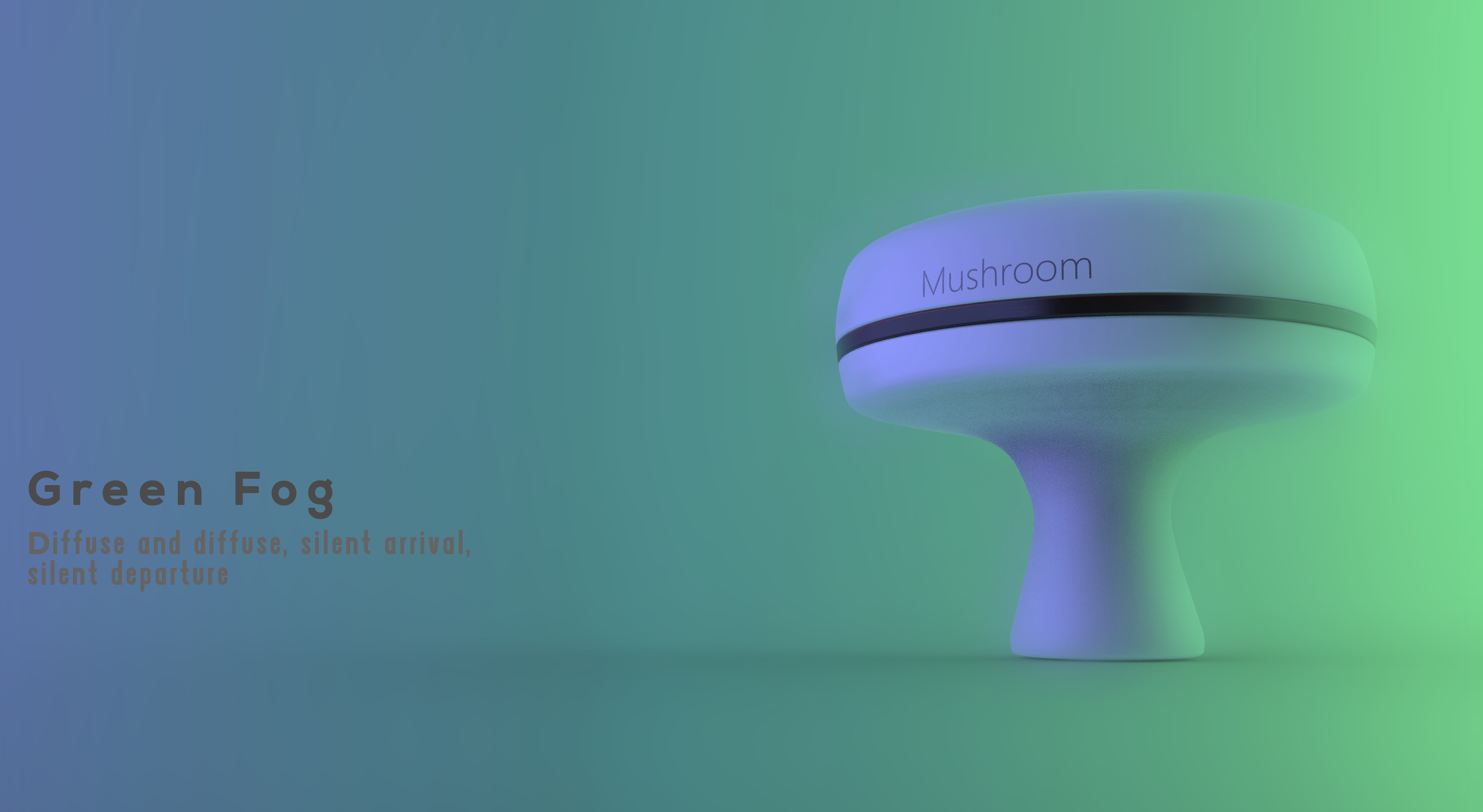 Mushroom lamps for natural breathing，