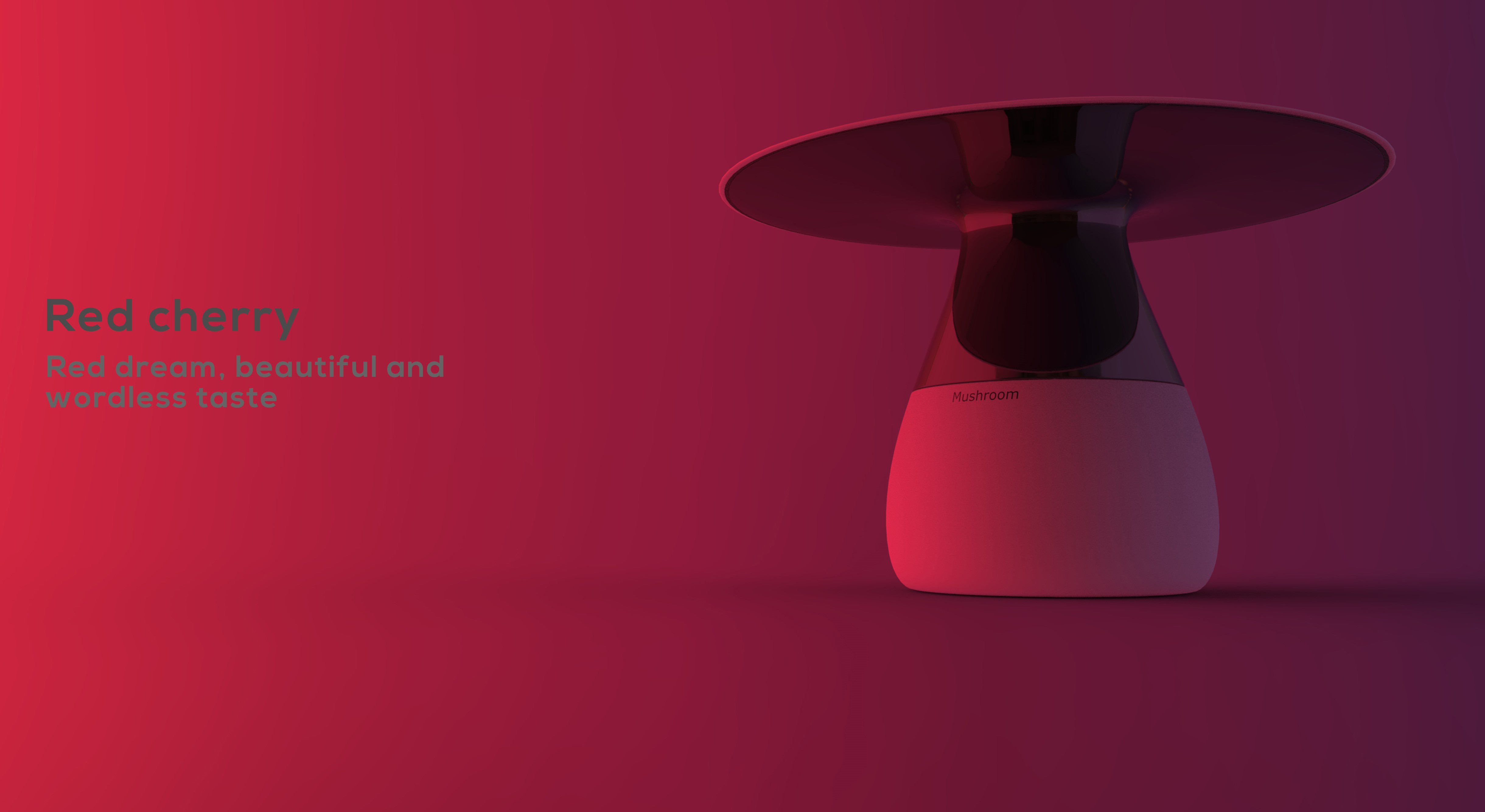 Mushroom lamps for natural breathing，