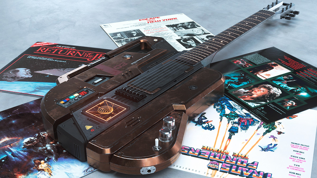 Musical Instruments，conceptual design，Guitar，Sci-fi，