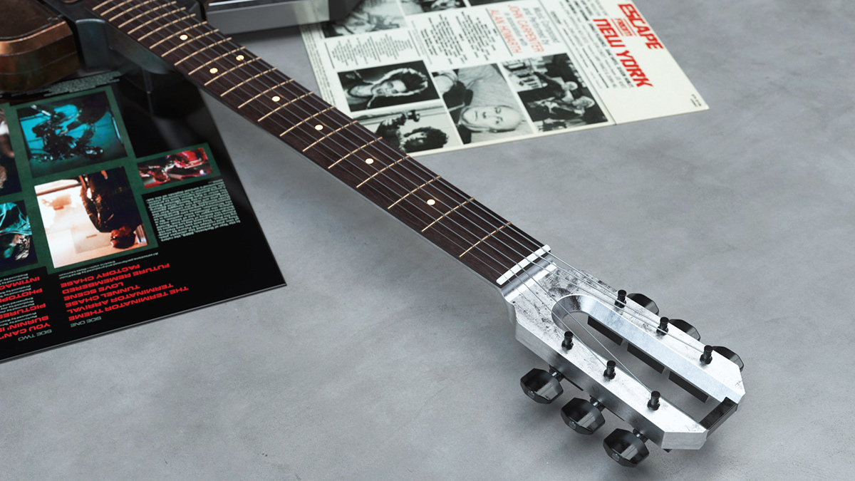 Musical Instruments，conceptual design，Guitar，Sci-fi，