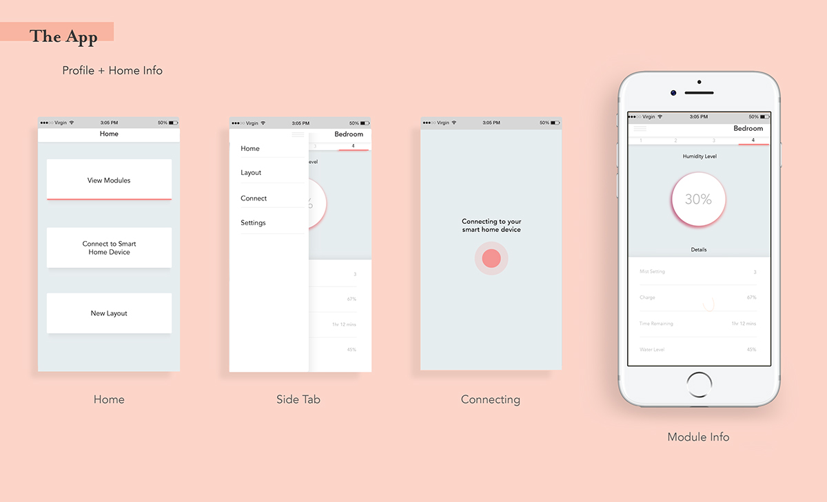 product design，modularization，Humidifier，DEW，
