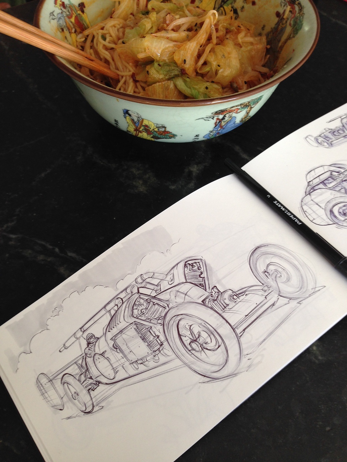 Hand drawn，industrial design，mark，carbon，