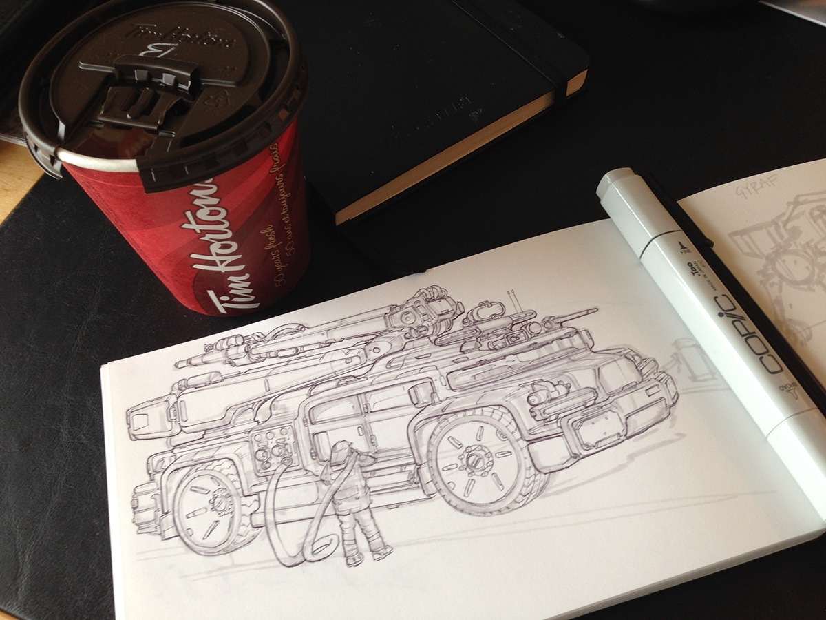 Hand drawn，industrial design，mark，carbon，