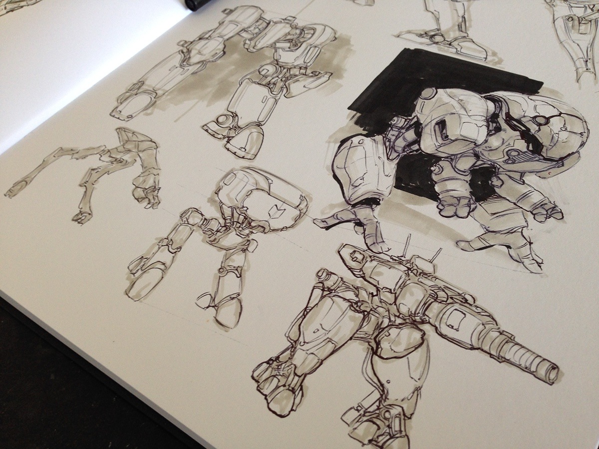 Hand drawn，industrial design，mark，carbon，