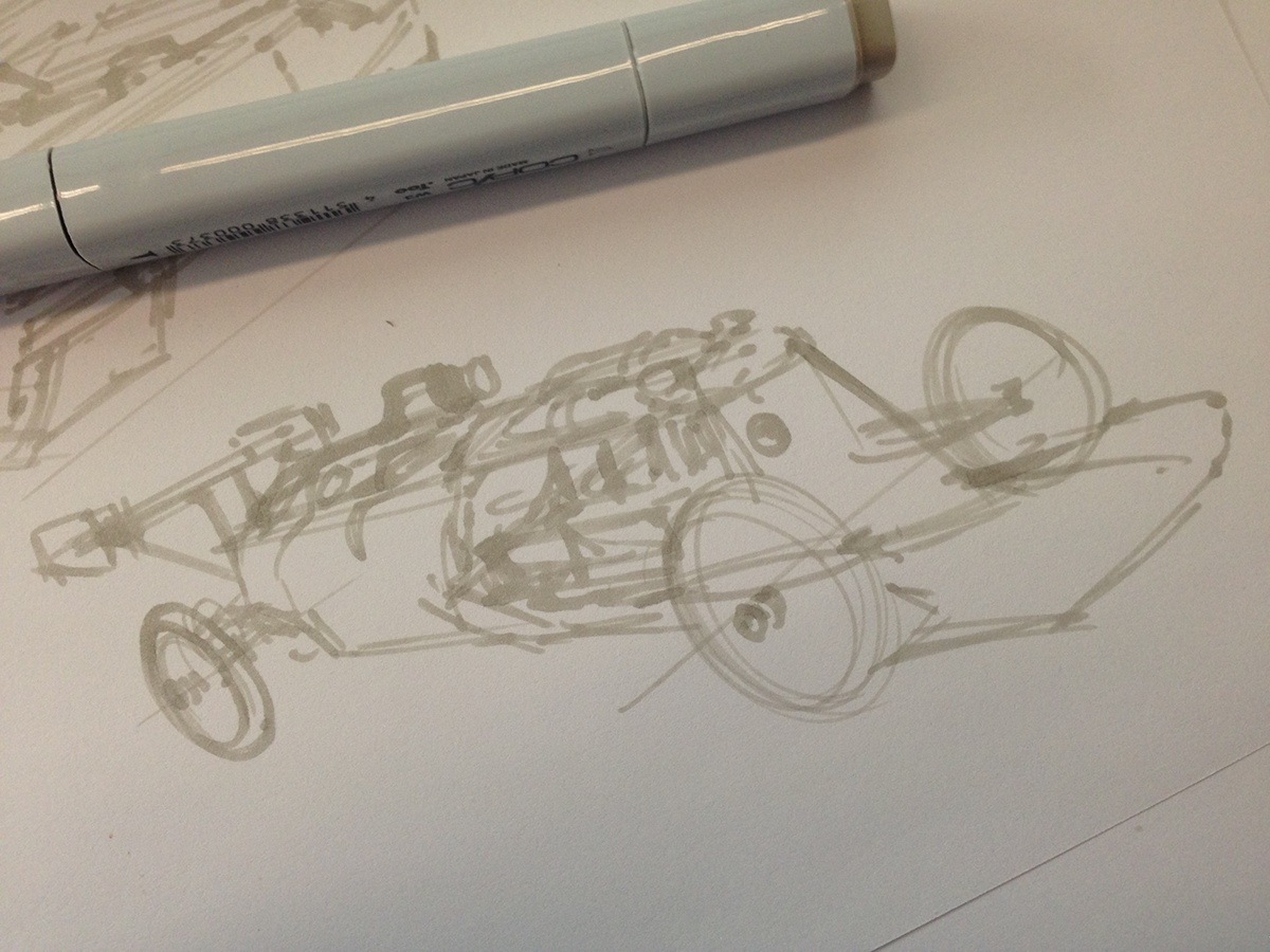 Hand drawn，industrial design，mark，carbon，