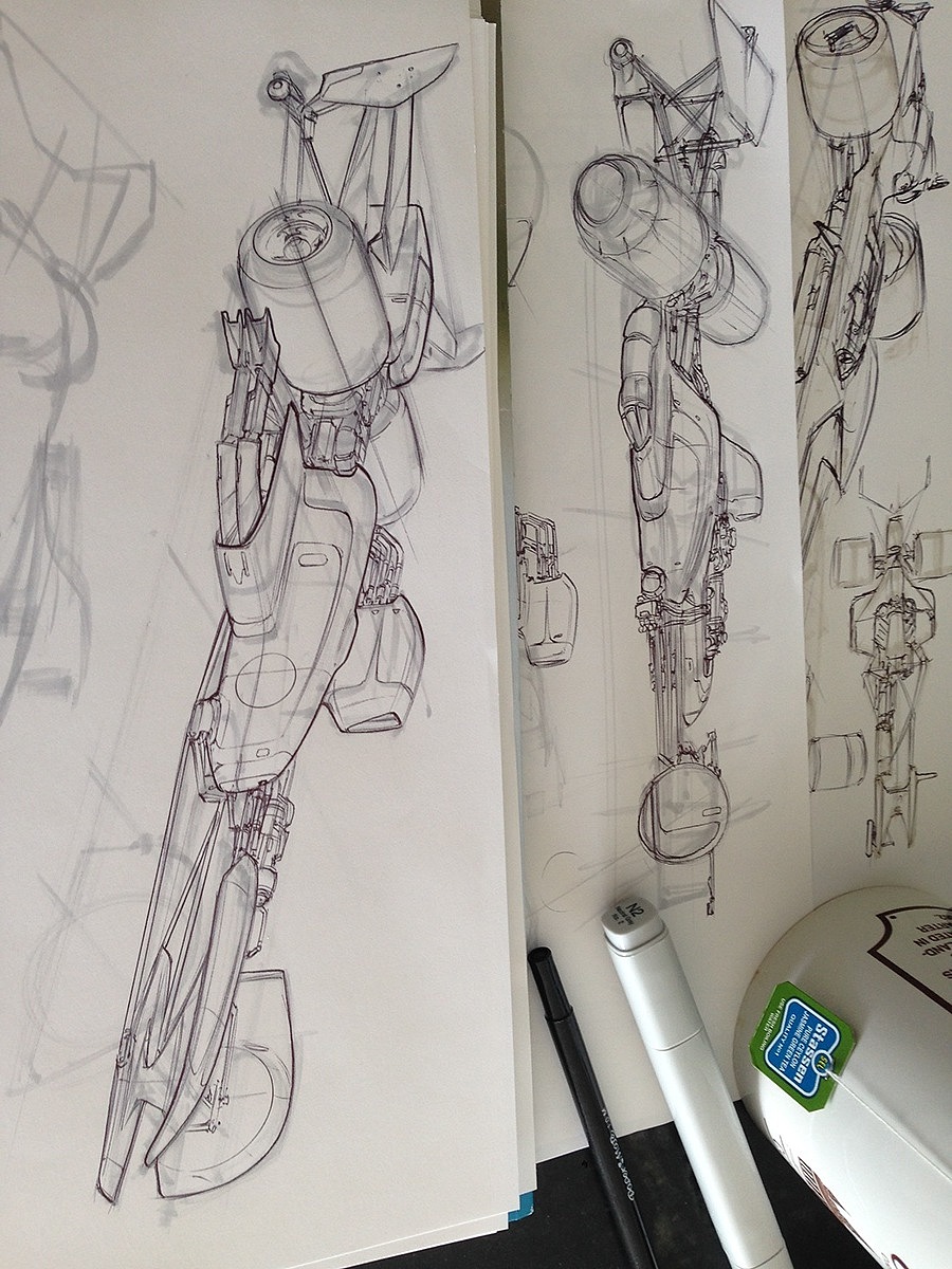 Hand drawn，industrial design，mark，carbon，