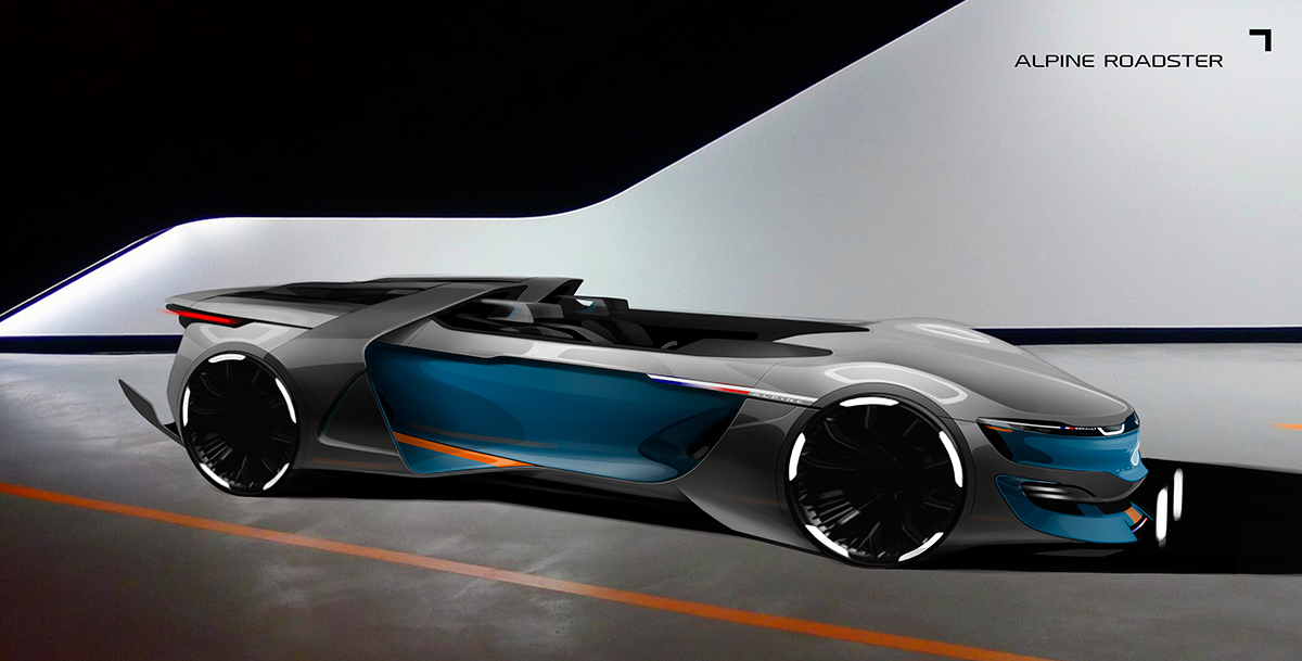 industrial design，concept，Sports car，