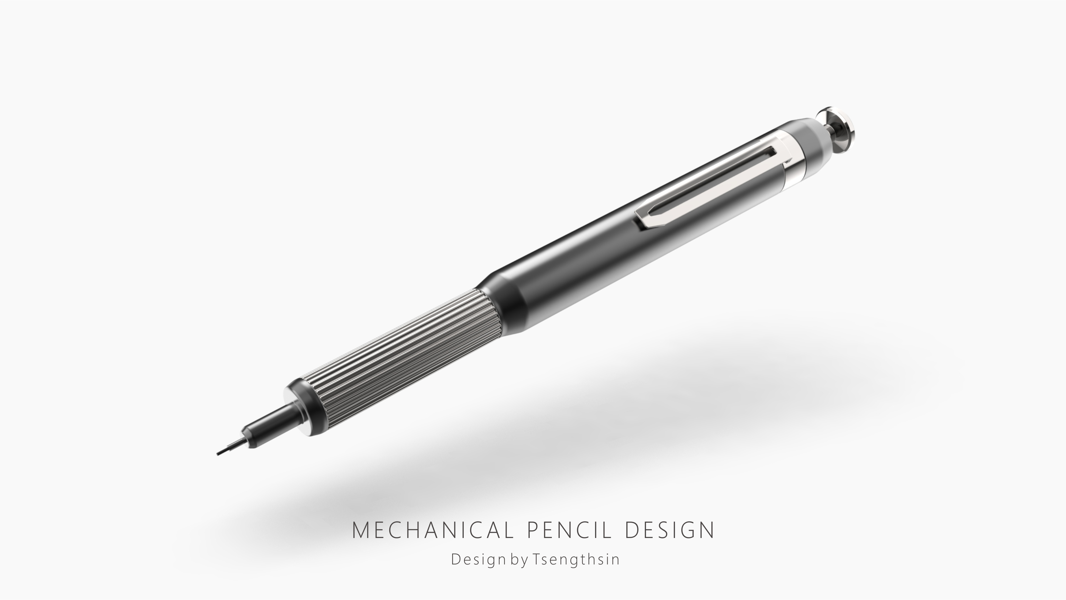 Stationery，mechanical pencil，Metal，Render，