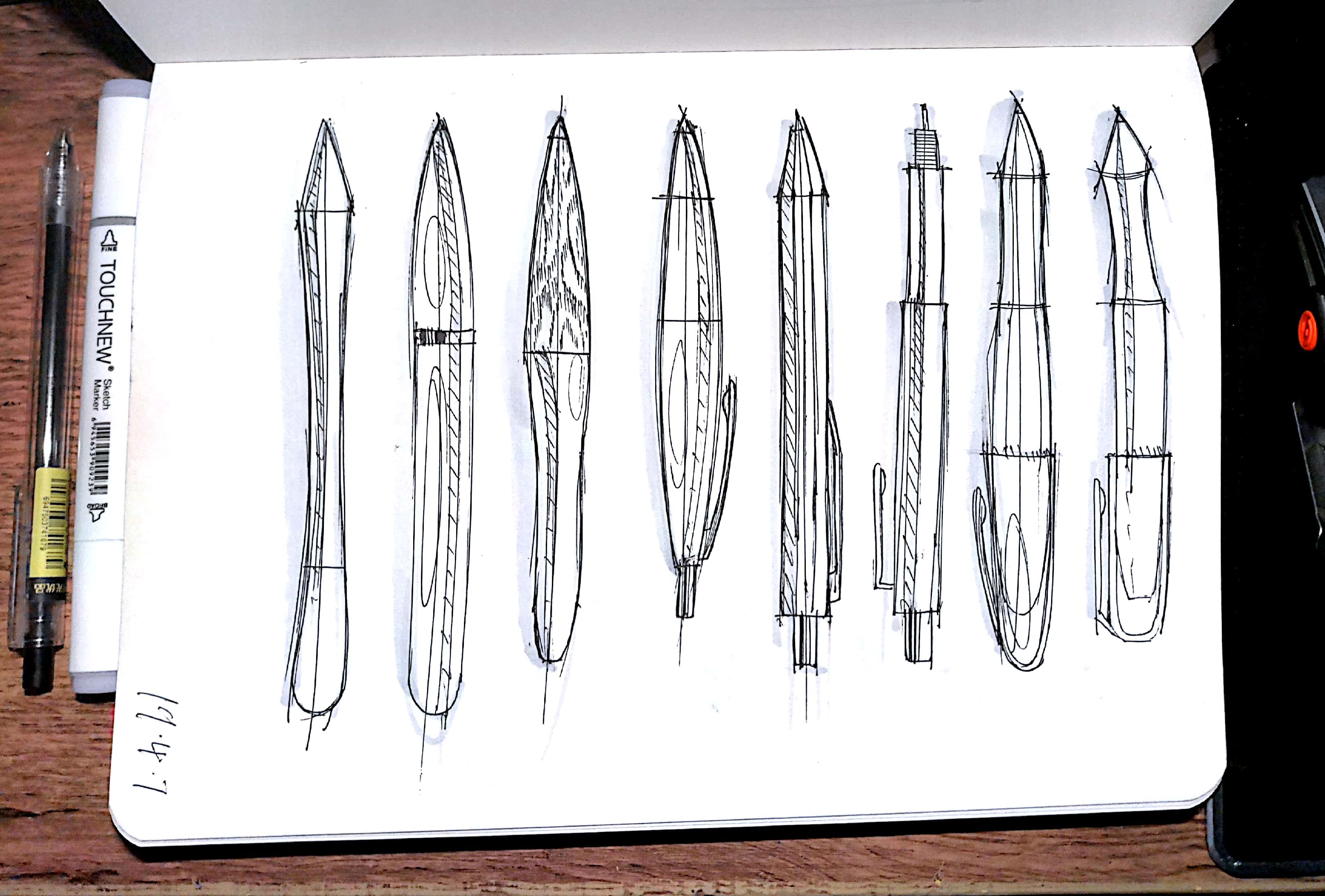 Stationery，mechanical pencil，Metal，Render，