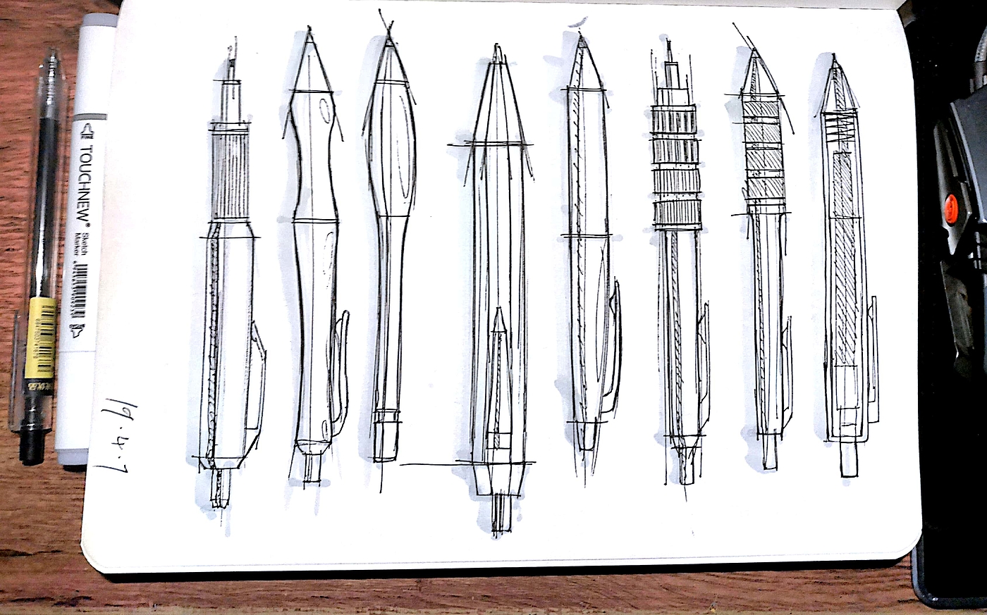 Stationery，mechanical pencil，Metal，Render，