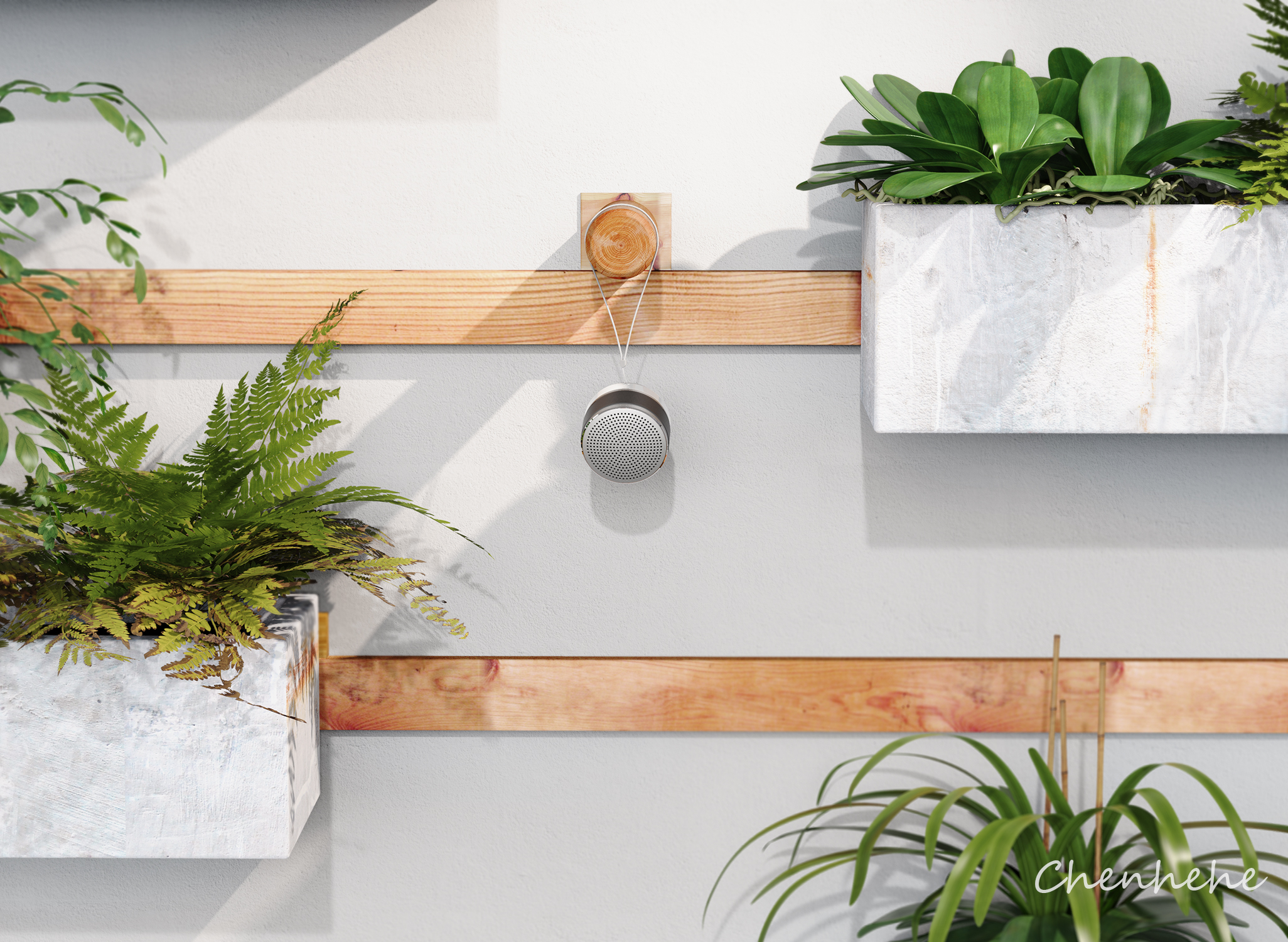 Bluetooth Speaker ，Product rendering，