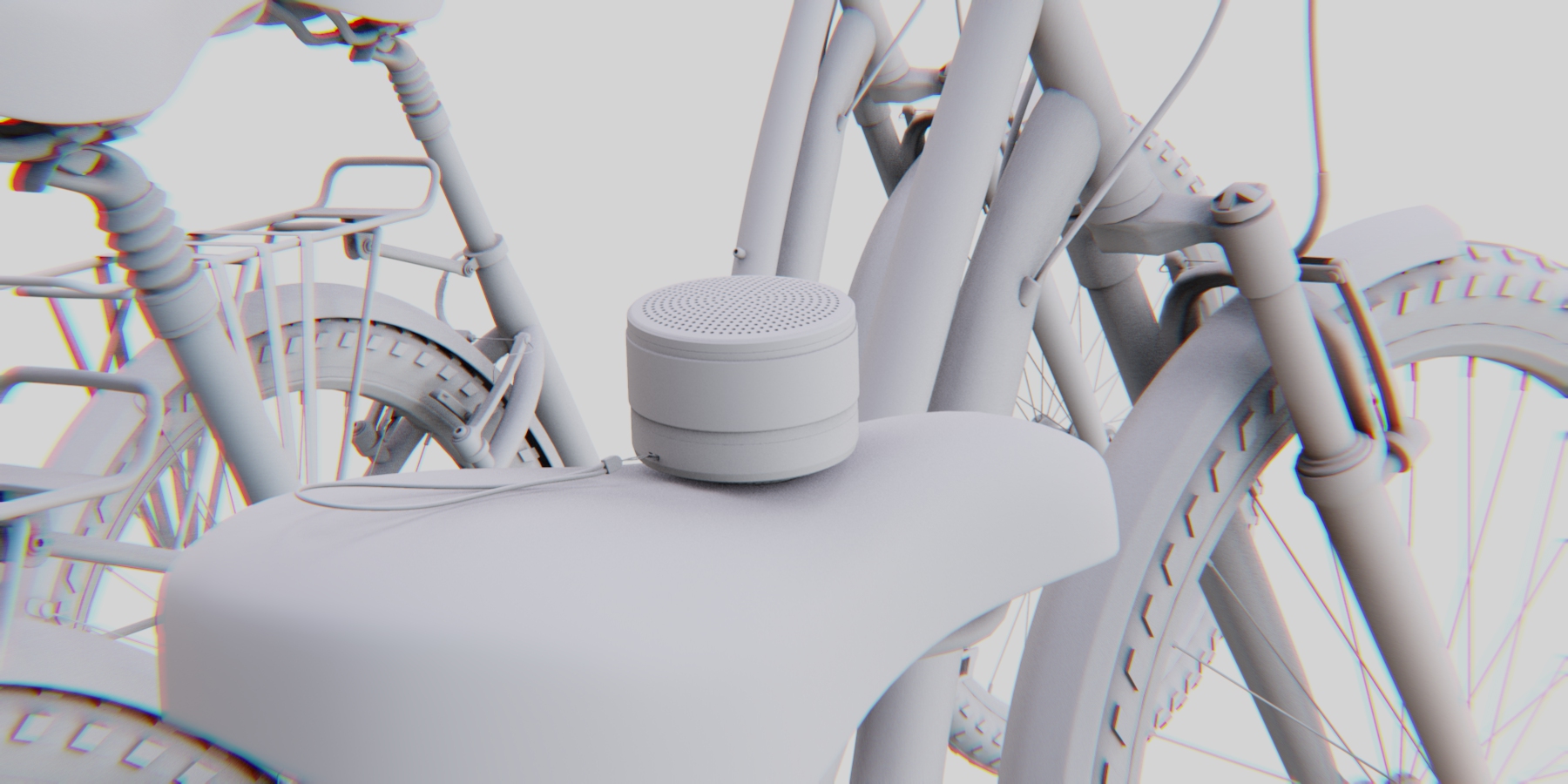 Bluetooth Speaker ，Product rendering，