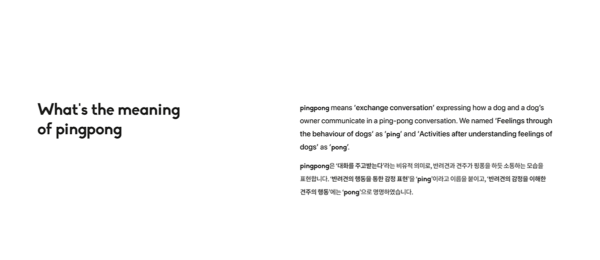 pingpong，Pet communication service，intelligence，product design，