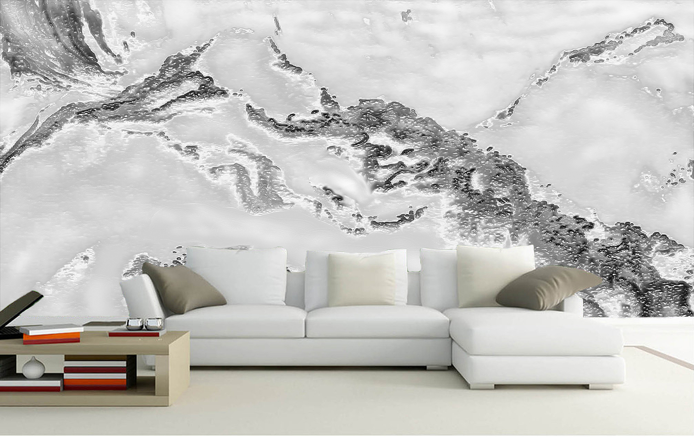 MICAHSO，Extraordinary white jade，Good enjoyment，background，Art，