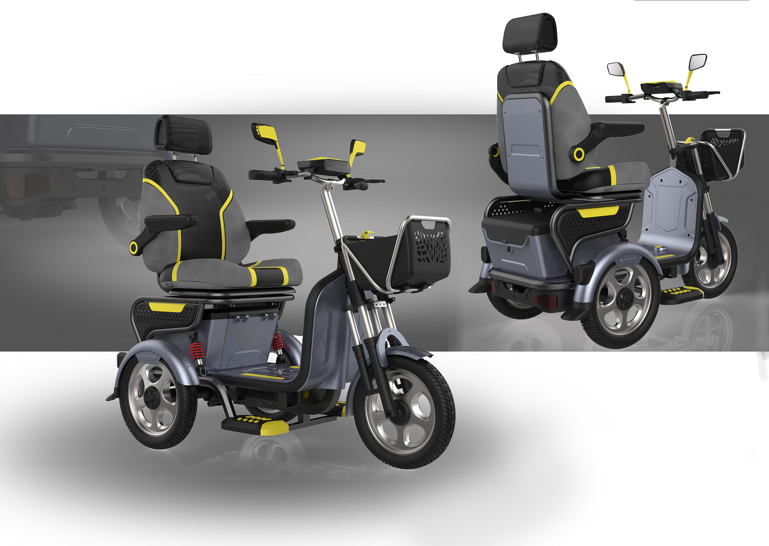 Recreational vehicle，Tricycle，Elderly scooter，Lithium tram，